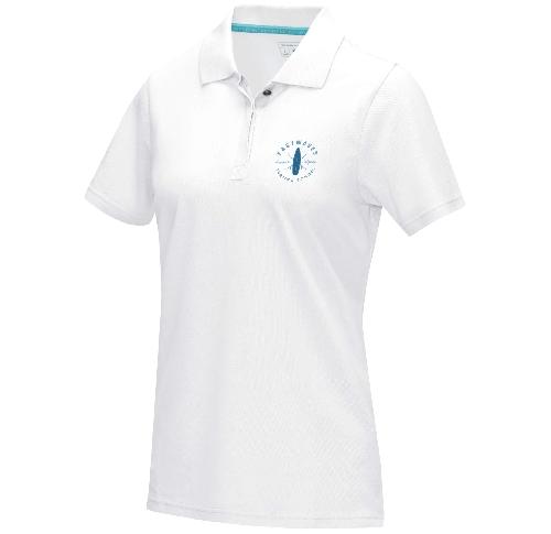 Logo Short Sleeve Women’s GOTS Organic Polo Shirt