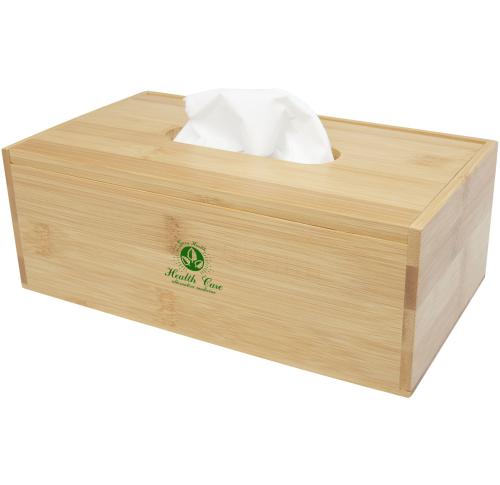 Custom Brande  Bamboo Tissue Box Holders