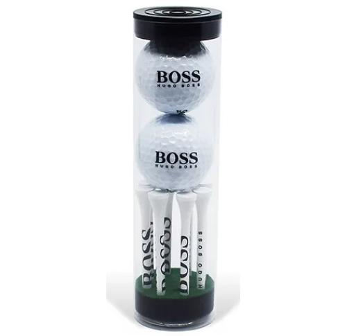 Essential Golf Day Gifts Tube - Tees, Wilson Ultra Golf Balls