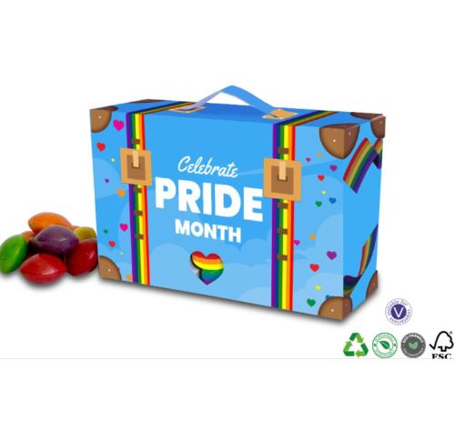 Rainbow Pride Chocolate Beanies Suitcase Box