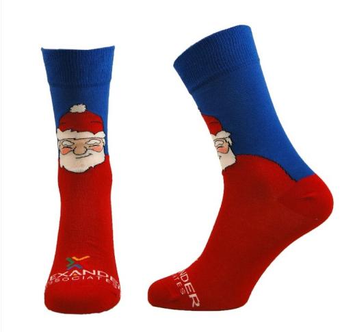 Christmas Socks Custom Designed Logo