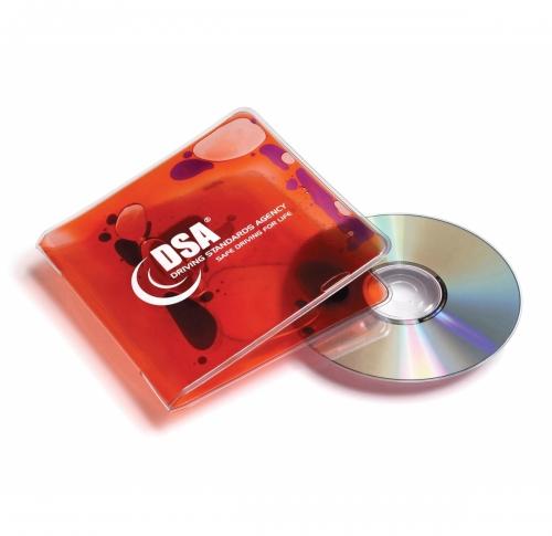 Aqua Liquid Filled CD Storage Wallet                                    